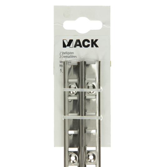 Mack 1014461 - 2 stellijsten vernikkeld 1,5 m | 5 stuks