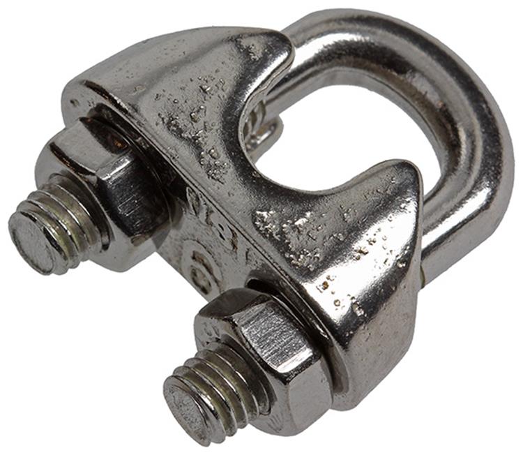 Laden Sie das Bild in Galerie -Viewer, Mack 1008445 - 4 staaldraadklemmen 6mm inox | 10 stuks
