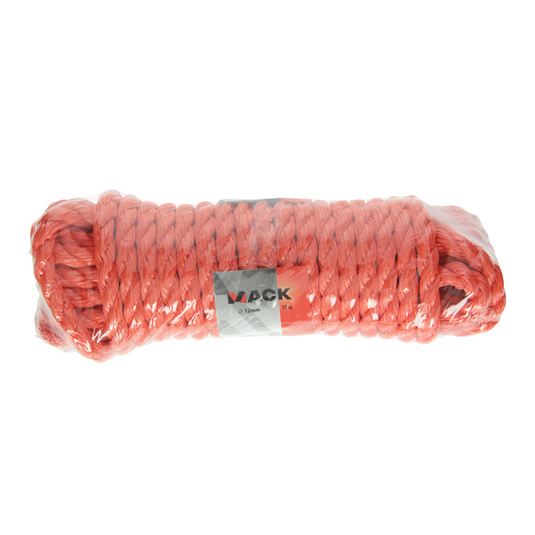 Mack 1014929 - pp gedraaid oranje streng 12mm 10m | 5 stuks