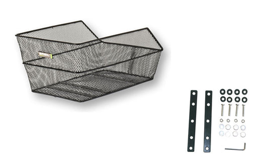 Basil Cento S - fietsmand - achterop - zwart