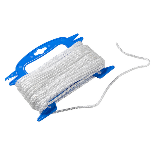 Mack 1013962 - multilon touw wit haspel 4mm 20m | 5 stuks