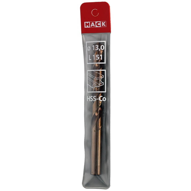 ギャラリービューアに画像をロードする, Mack 1018207 - metaalboor hss co5% din 338 ø 13,0 x 151 mm | 3 stuks
