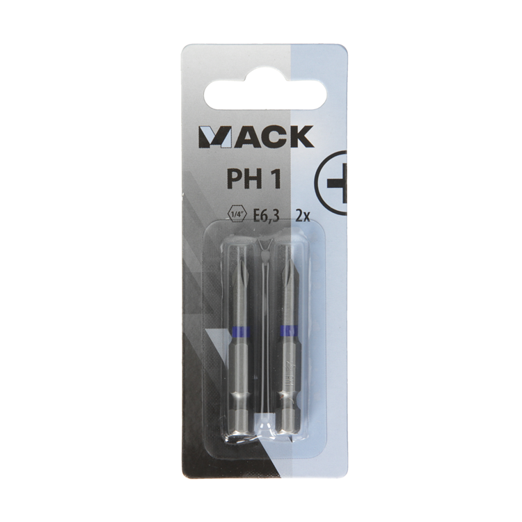 Afbeelding laden in galerijviewer, Mack 1018292 - schroefbit ph1 l50mm 2st | 5 stuks
