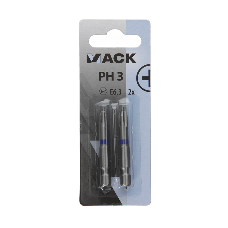 Afbeelding laden in galerijviewer, Mack 1018294 - schroefbit ph3 l50mm 2st | 5 stuks
