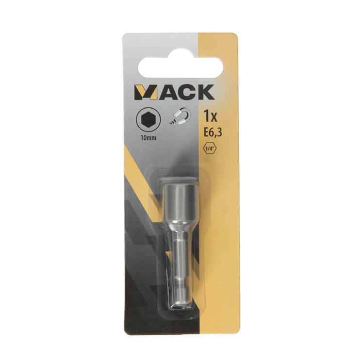Afbeelding laden in galerijviewer, Mack 1018314 - zeskantdop-bit magnet. 10mm | 5 stuks
