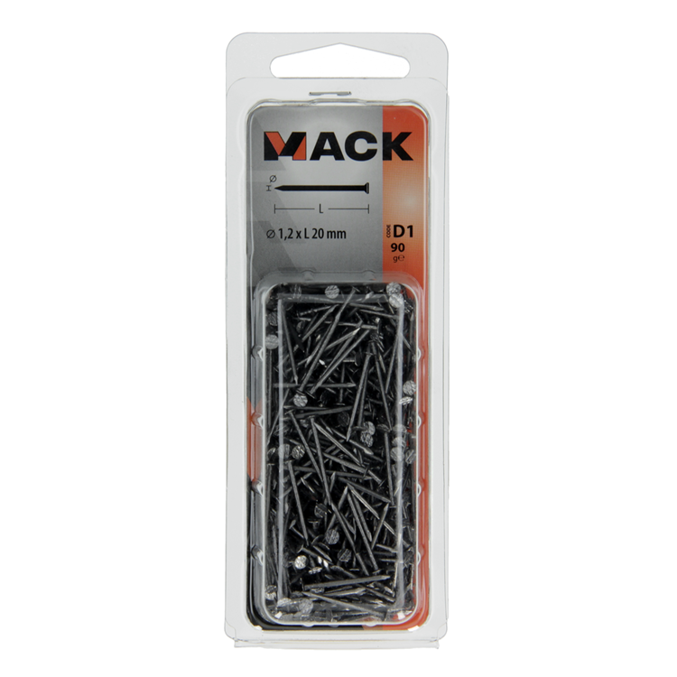 Laden Sie das Bild in Galerie -Viewer, Mack 1017114 - nagel platte kop 90 gr 1,2 x 20 mm | 5 stuks
