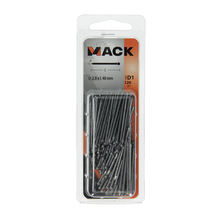 Chargez l'image dans la visionneuse de la galerie, Mack 1017139 - nagel ronde kop 120 gr 2,0 x 40 mm | 5 stuks
