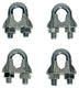 Mack 1008454 - 4 staaldraadklemmen 6mm verzinkt | 10 stuks