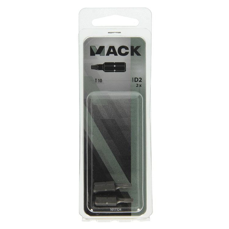 Afbeelding laden in galerijviewer, Mack 1017324 - torx schroefbit staal onbehandeld 2 st t 10 | 10 stuks
