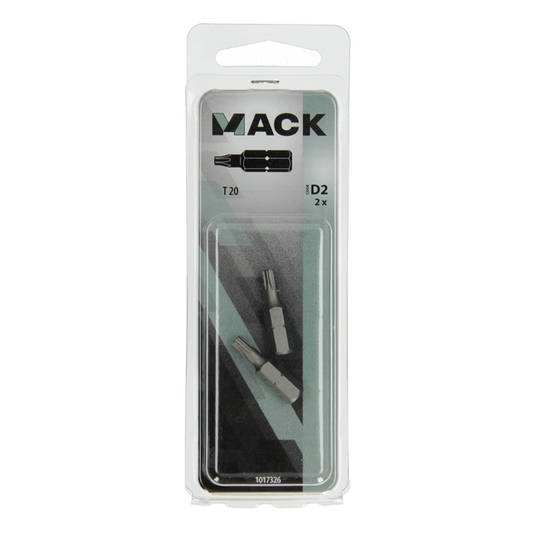 Mack 1017326 - torx schroefbit staal onbehandeld 2 st t 20 | 10 stuks