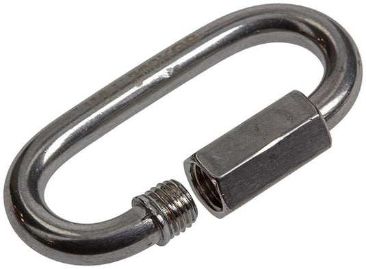 Mack 1008457 - 1 loze schakel + moer 6mm inox | 10 stuks