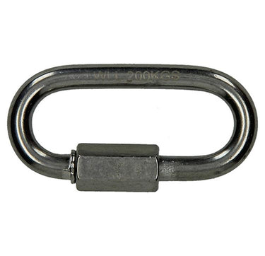 Mack 1008457 - 1 loze schakel + moer 6mm inox | 10 stuks