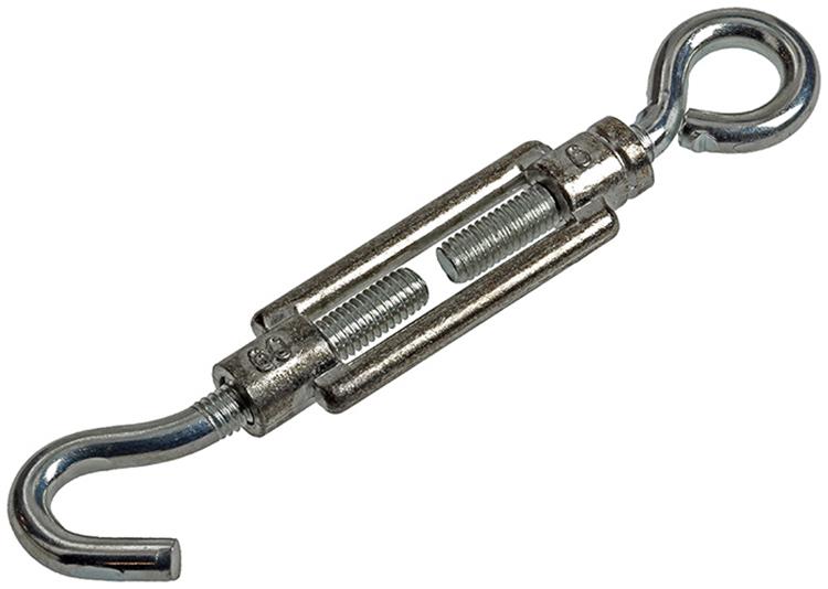 Laden Sie das Bild in Galerie -Viewer, Mack 1008458 - 2 spanners oog + haak m6 x 60mm verzinkt | 10 stuks
