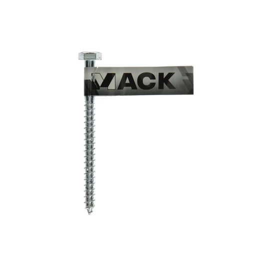 Mack 1017412 - houtdraadbout staal verzinkt 1 st 7 x 90 mm | 10 stuks