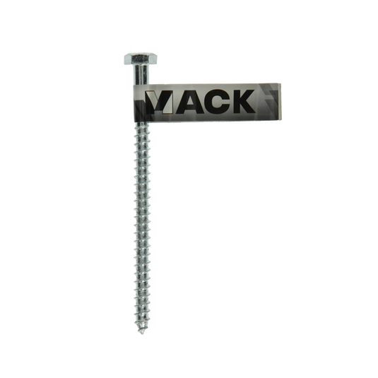 Mack 1017413 - houtdraadbout staal verzinkt 1 st 7 x 110 mm | 10 stuks