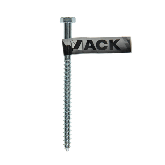 Mack 1017420 - houtdraadbout staal verzinkt 1 st 8 x 120 mm | 10 stuks