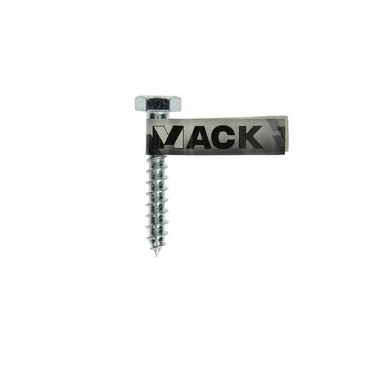 Mack 1017423 - houtdraadbout staal verzinkt 1 st 10 x 60 mm | 10 stuks
