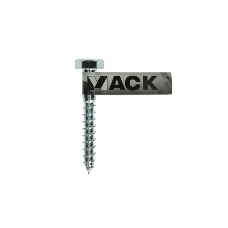 Laden Sie das Bild in Galerie -Viewer, Mack 1017424 - houtdraadbout staal verzinkt 1 st 10 x 70 mm | 10 stuks
