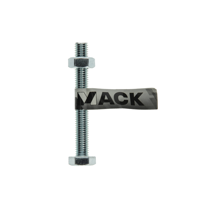 Afbeelding laden in galerijviewer, Mack 1017625 - tapbout + moer staal verzinkt 1 st m10 x 80 mm | 10 stuks
