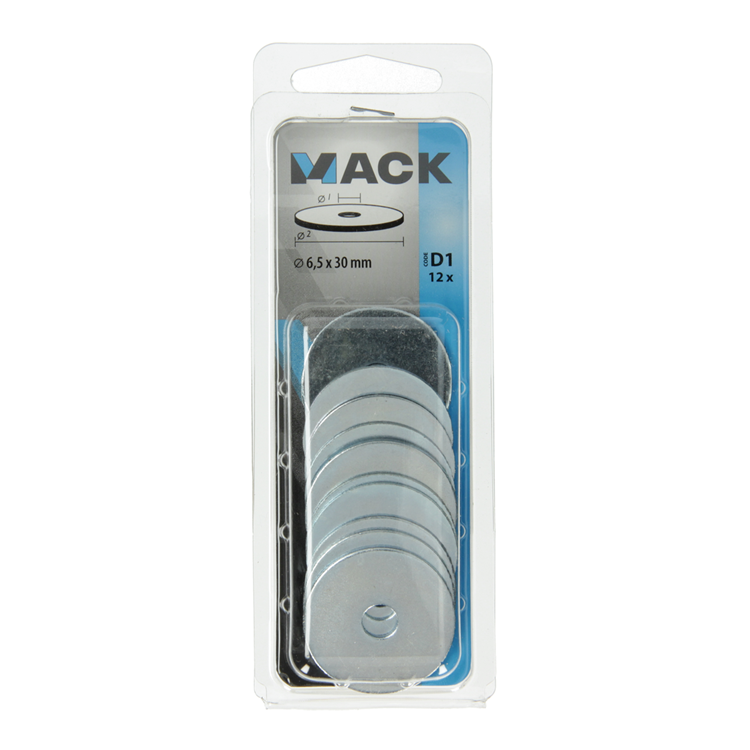 Afbeelding laden in galerijviewer, Mack 1017739 - carrosserie sluitring verzinkt12 st 6,5 x 30 mm | 10 stuks
