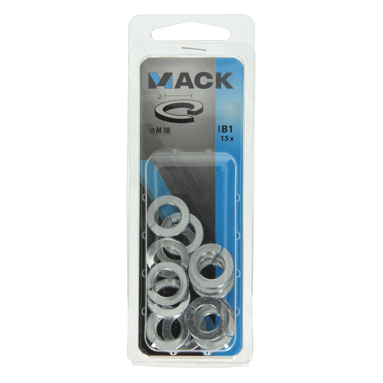 Afbeelding laden in galerijviewer, Mack 1017757 - veerring staal verzinkt 15 st m 10 | 10 stuks
