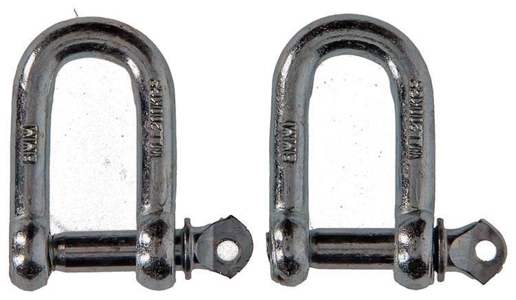 Afbeelding laden in galerijviewer, Mack 1008468 - 2 kelven recht 8mm verzinkt | 10 stuks
