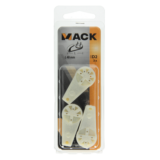 Mack 1017845 - betonhaak kunststof 3st 40mm | 10 stuks
