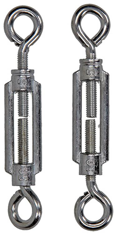 Chargez l'image dans la visionneuse de la galerie, Mack 1008470 - 2 spanners 2 ogen m5 x 50mm verzinkt | 10 stuks
