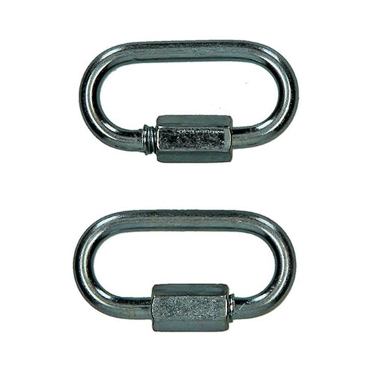 Mack 1008480 - 2 loze schakels + moer 3,5mm verzinkt | 10 stuks