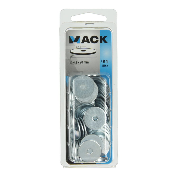 Afbeelding laden in galerijviewer, Mack 1018122 - carrosserie sluitring verzinkt80 st 4,2 x 20 mm | 5 stuks
