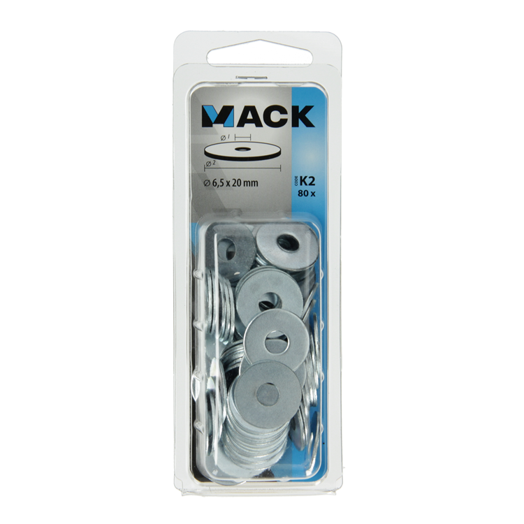 Afbeelding laden in galerijviewer, Mack 1018124 - carrosserie sluitring verzinkt80 st 6,5 x 20 mm | 5 stuks
