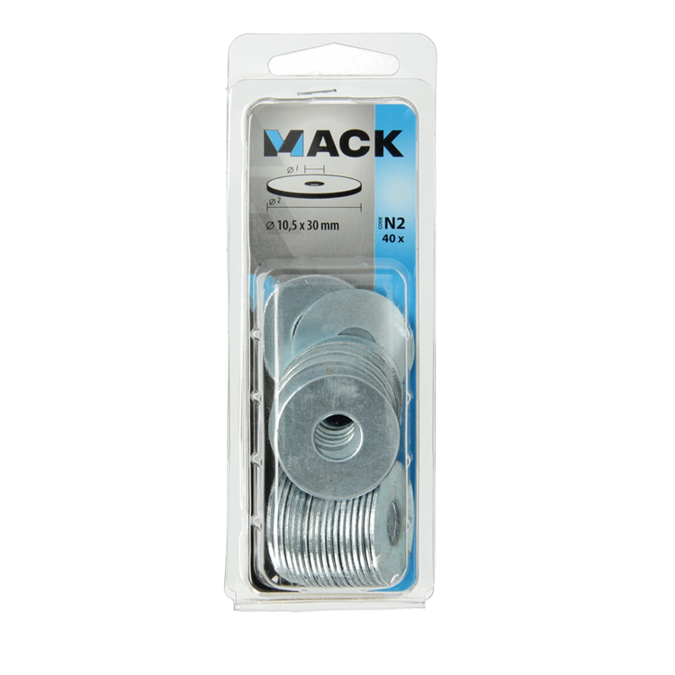 Afbeelding laden in galerijviewer, Mack 1018129 - carrosserie sluitring verzinkt40 st 10,5 x 30 mm | 5 stuks
