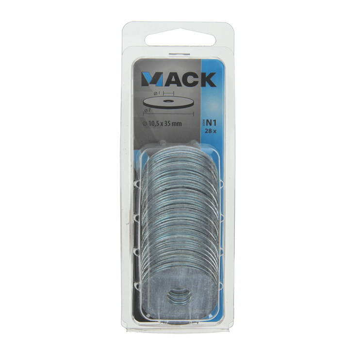 Afbeelding laden in galerijviewer, Mack 1018130 - carrosserie sluitring verzinkt28 st 10,5 x 35 mm | 5 stuks
