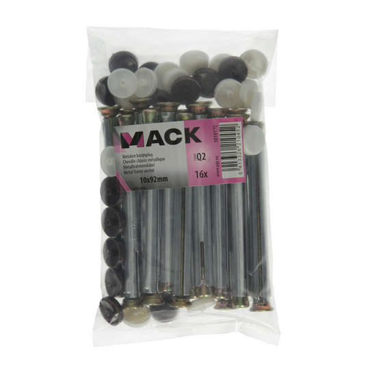 Mack 1018170 - metalen kozijnplug staal verzinkt 16 st 10 x 90 mm | 5 stuks