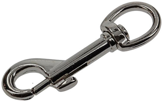 Mack 1008487 - 1 musketonhaak 13 x 68mm vernikkeld | 10 stuks