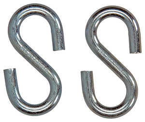 Mack 1008490 - 2 open s-haken 6,0 x 54 verzinkt | 10 stuks