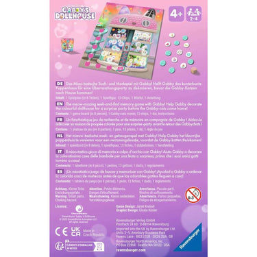 Ravensburger gabby's dollhouse - tidy with gabby pocketspel