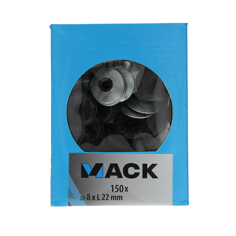 Afbeelding laden in galerijviewer, Mack 1020224 - dichtingsring bitumen verzinkt150 st 8,0 x 22 mm | 5 stuks
