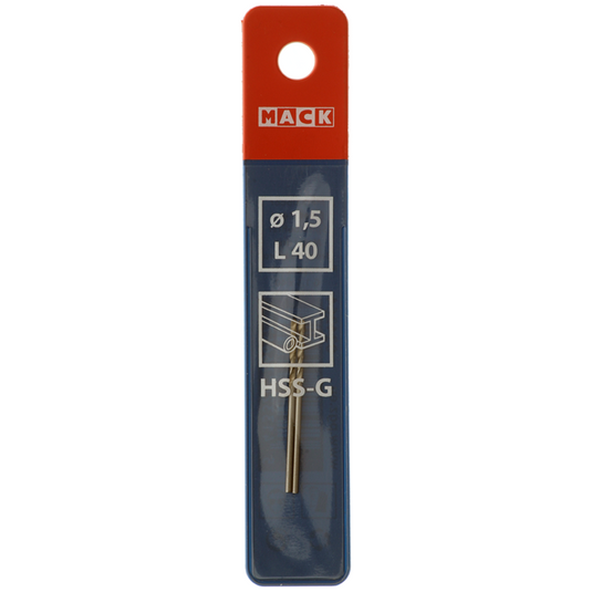 Mack 1018397 - metaalboor hss g din 338 ø 1,5 x 40 mm 2st | 5 stuks