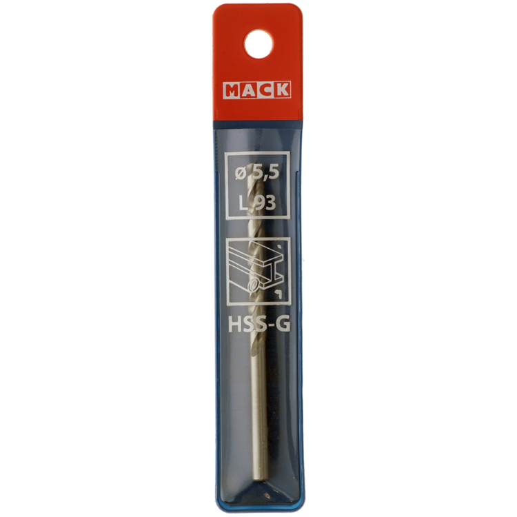 Afbeelding laden in galerijviewer, Mack 1018407 - metaalboor hss g din 338 ø 5,5 x 93 mm | 5 stuks

