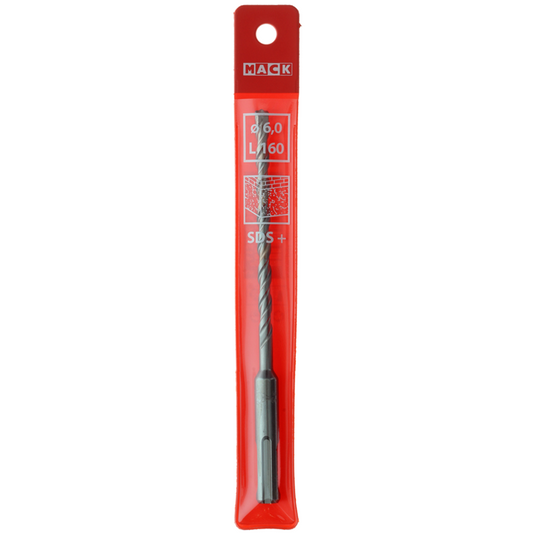 Mack 1018478 - hamerboor sds + ø 6,0 x 160 mm | 5 stuks