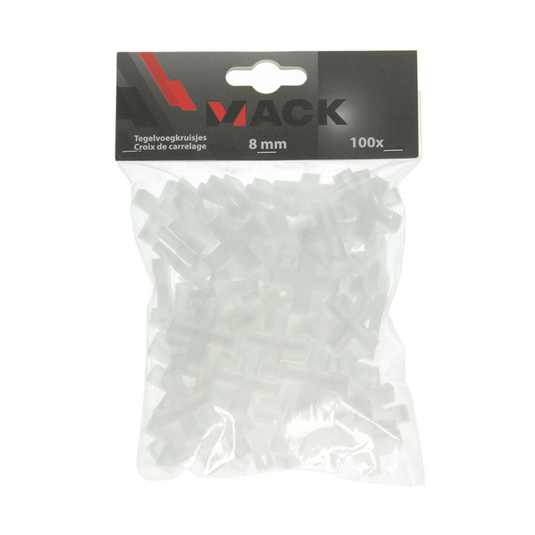 Mack 1066058 - tegelvoegkruisjes 8mm 100st | 5 stuks