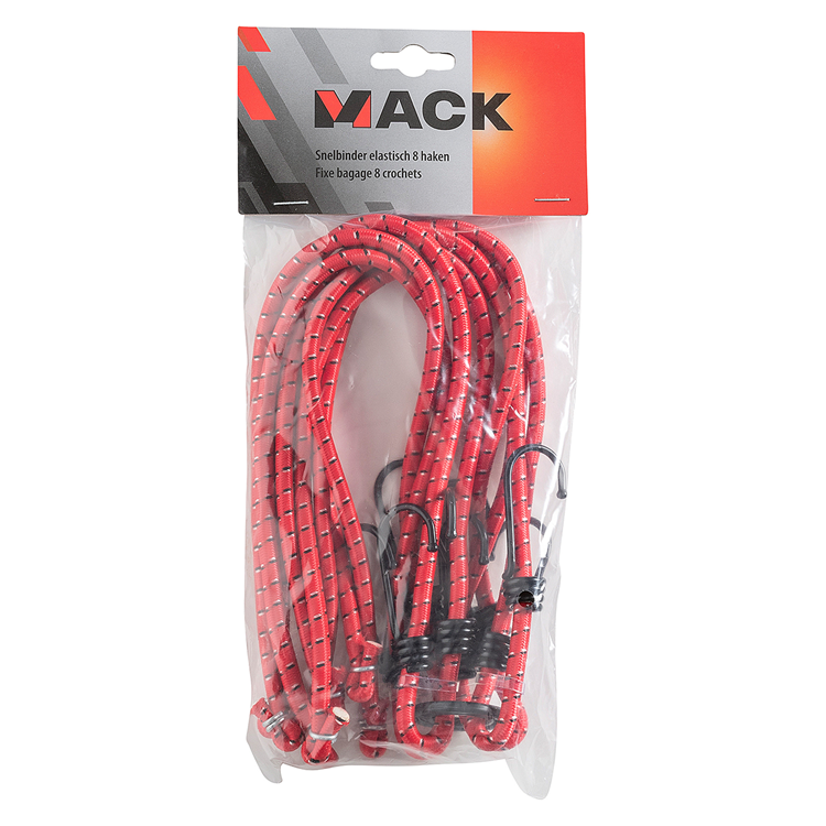 Laden Sie das Bild in Galerie -Viewer, Mack 1006829 - snelbinder elastisch 8 haken rood | 5 stuks
