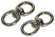 Mack 1008532 - 2 draainagels vernikkeld 20x20mm k | 5 stuks