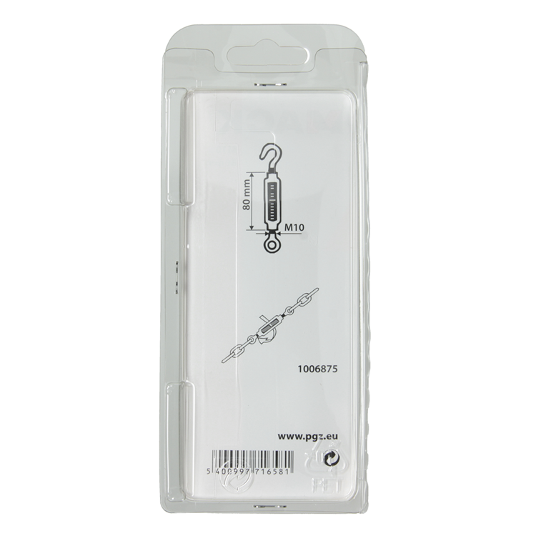 Chargez l'image dans la visionneuse de la galerie, Mack 1006875 - 1 spanner: oog + haak verzinkt m10x80mm bl | 5 stuks
