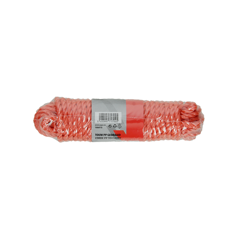 Afbeelding laden in galerijviewer, Mack 1006918 - pp gedraaid oranje streng 6mm 10m | 5 stuks
