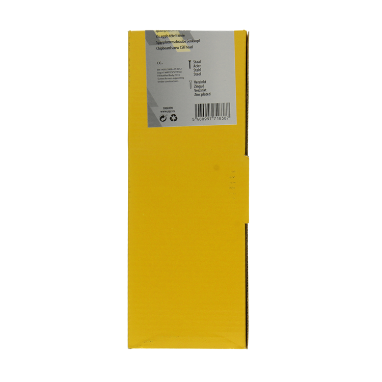 Afbeelding laden in galerijviewer, Mack 1006990 - spaanplaatschroef vz kop geelverzinkt 50st 6 x 180mm | 2 stuks
