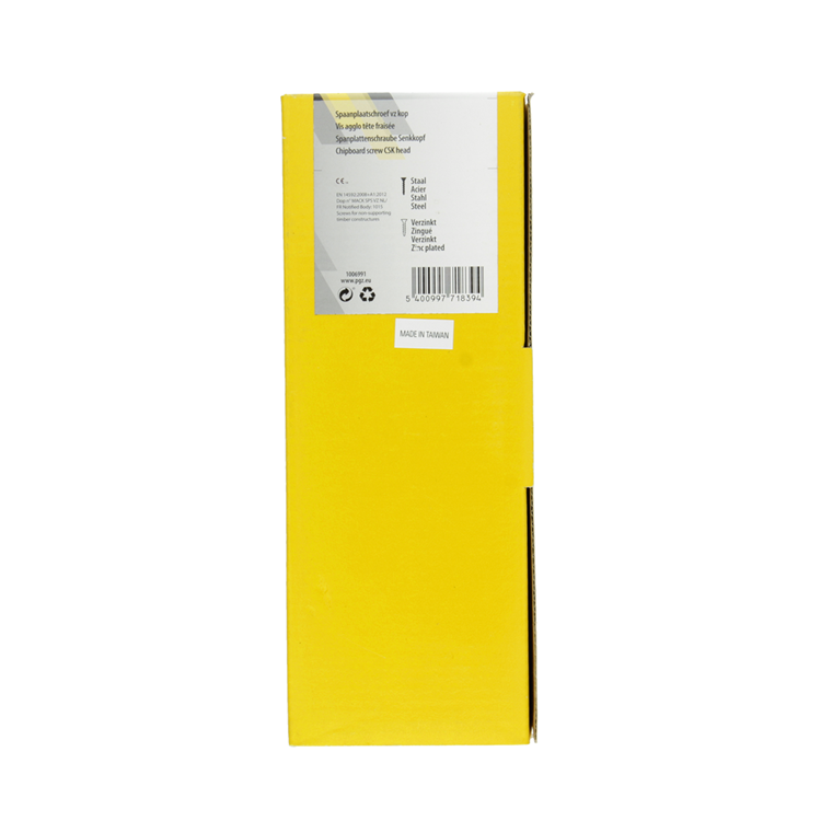 Afbeelding laden in galerijviewer, Mack 1006991 - spaanplaatschroef vz kop geelverzinkt 50st 6 x 200mm | 2 stuks
