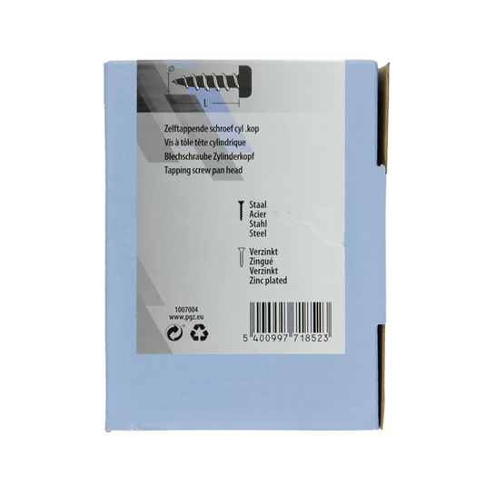 Mack 1007004 - zelftap. schroef cyl. kop 100 100 st 5,5x13mm | 3 stuks