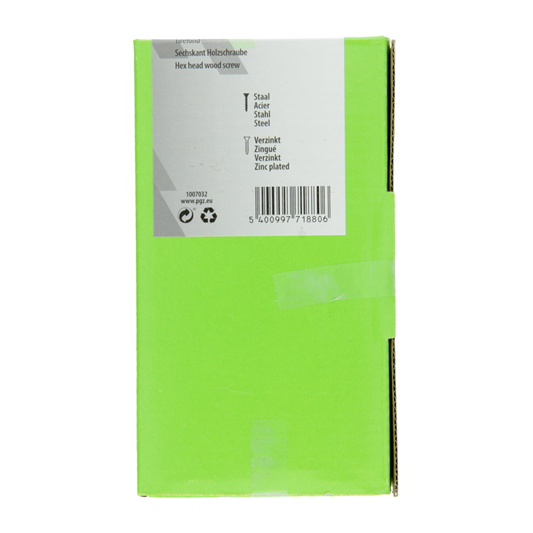 Afbeelding laden in galerijviewer, Mack 1007032 - houtdraadbout staal verzinkt 100 st 6 x 60 mm | 5 stuks
